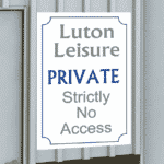 Business Sign Private