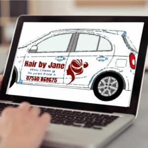 Car Graphics - Design on a template of your Car